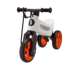 Odrážedlo FUNNY WHEELS Rider SuperSport bílé/oranž. 2v1 v sáčku