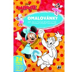 Omalovánky A4 se samolepkami Minnie