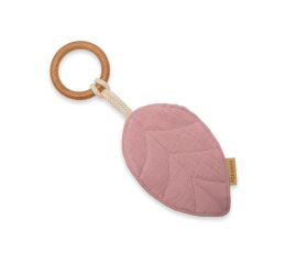 Kousátko s listy New Baby Leaf pink