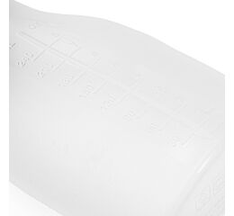 Lahvička na mléko silikonová New Baby hnědá 15cm