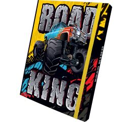 Box na sešity s gumou ROAD KING 3D A4 (315x240mm) 130gr/m2