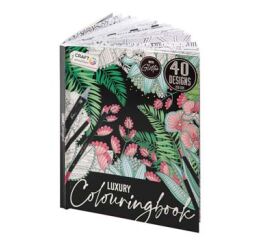 Kreativní třpytivé omalovánky, A4 -Květiny