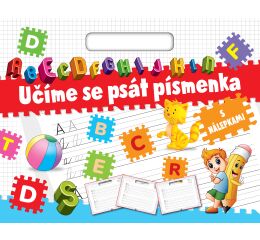 Učíme se psát písmenka s nálepkami