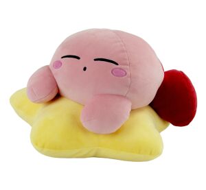 Kirby Warpstar Mega Plyšák Spící Kirby na hvězdičce plyš 38 cm