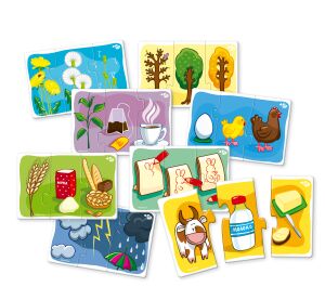 Far Far Land Puzzle trojice 8 obrázků