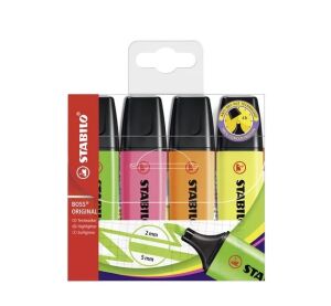 STABILO BOSS ORIGINAL 4 ks Sada