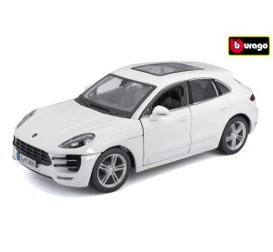 Bburago 1:24 Plus Porsche Macan White