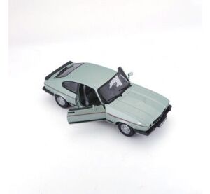 Bburago 1:24 Plus Ford Capri 1982 Light Green