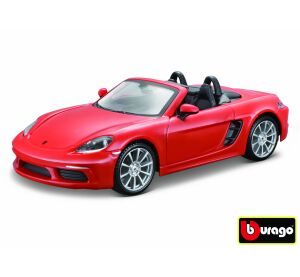 Bburago 1:24 Porsche 718 Boxster oranžová 18-21087
