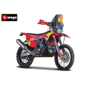 Bburago 1:18 Cycle Red Bull KTM Rally GasGas RX450F - Dakar 2023