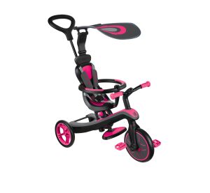 Globber Tříkolka dětská 4v1 - Fuchsia Pink