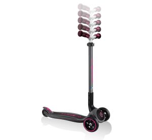 Globber koloběžka Master Prime Black - Neon Pink