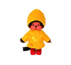 Monchhichi Mončiči chlapec ve žluté pláštěnce 20 cm