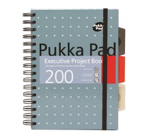 Pukka Pad projektový blok Metallic Executive A5, papír 80g, 100 listů MIX