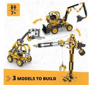 ENGINO Stavebnice CREATIVE BUILDER set Stavebních strojů