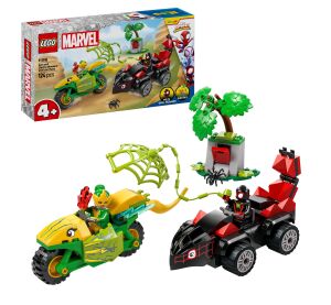 LEGO® Marvel Spidey a jeho úžasní přátelé 11198 Spin, Electro a honička s dinosauřím vozidlem