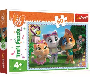 Trefl Puzzle 60 - Hry s přáteli