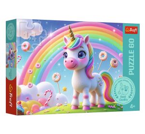 Trefl Puzzle 60 Jednorožec Candy's world