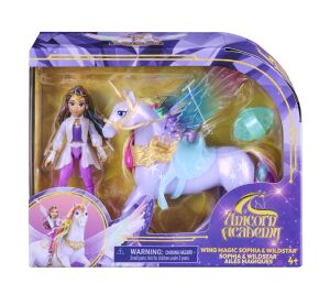 UNICORN ACADEMY KOUZELNÁ KŘÍDLA WILDSTAR & SOFIA 11CM
