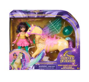 UNICORN ACADEMY KOUZELNÁ KŘÍDLA  LEAF & AVA 11CM