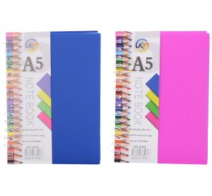 Notes spirála linkovaný A5 15x21 cm, 100 stran