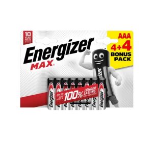 Baterie Energizer MAX LR 03/4+4, AAA