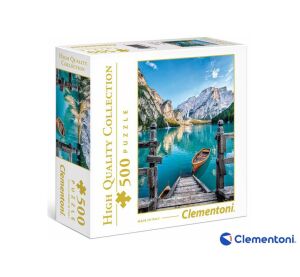 Puzzle 500 Braies lake Compact