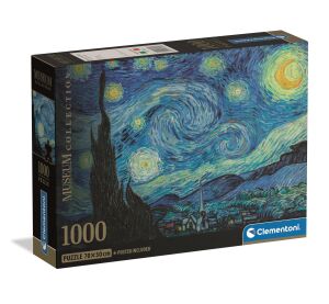 Clementoni Puzzle 1000 Muzeum Hvězdná noc