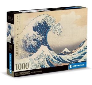 Clementoni Puzzle 1000 Muzeum: La Grande Onda di Hok.