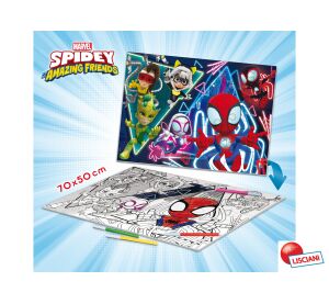 Spider-man Spidey Puzzle MAXI-FLOOR oboustranné 70x50 cm 35 dílků