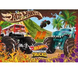 HOT WHEELS Puzzle 50x35cm 60 dílků