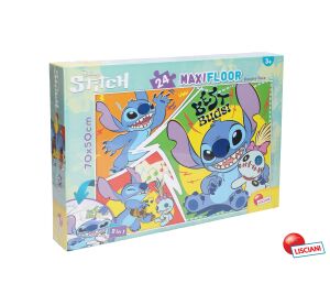 Stitch puzzle maxi oboustranné 70x50 cm 24 dílků