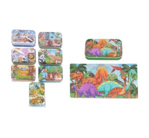 Puzzle 60 ks v plechové krabičce