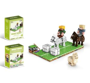 Stavebnice Magnet World jezdecké závody