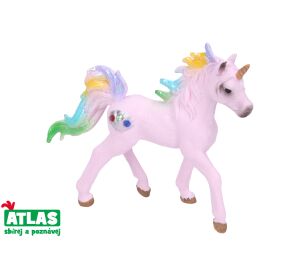 A - Figurka Jednorožec barevný 10 cm