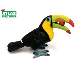 A - Figurka Tukan obrovský s ovocem 7,5 cm