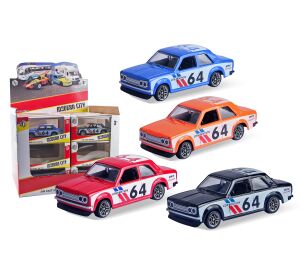 Auto závodní kovové 10 cm