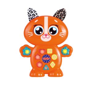 Kočka interaktivní s efekty 16 cm