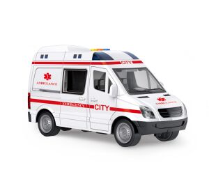 Auto sanitka s efekty 21 cm