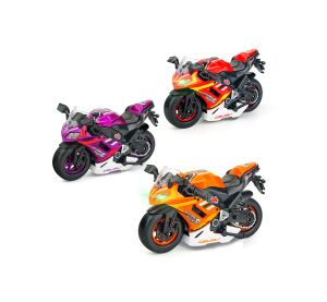 Motorka na zpětné natažení s efekty 16cm