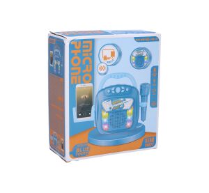 Hudební box s mikrofonem a bluetooth 28 cm