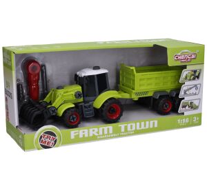 Traktor šroubovací nakladač s návěsem set 40 cm