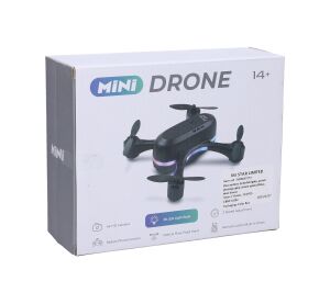 Dron skládací do ovladače s WIFI kamerou 720p RC na dálkové ovládání 9x9x4 cm