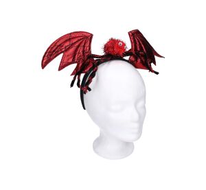 Set karneval - čelenka uši s ozdobou pavouk