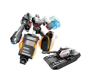 Autorobot Tank King černý 19 cm