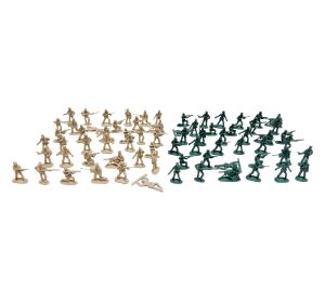 Figurky vojáci set 200 ks 4 cm