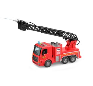 Auto hasičské stříkající s efekty 30 cm