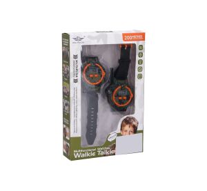 Hodinky a vysílačka walkie-talkie set 9x6 cm