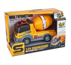 Auto stavební domíchávač s efekty 16 cm