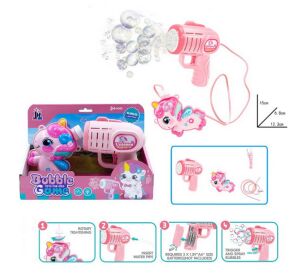 Bublifuk pistole s externí nádržkou jednorožec 280 ml 15 cm